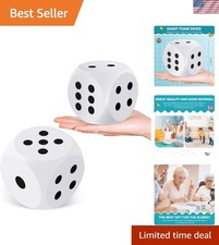 3 Inches Foam Dice Fun Filled Large Educational Toy Kawaii Giant Decorative E...