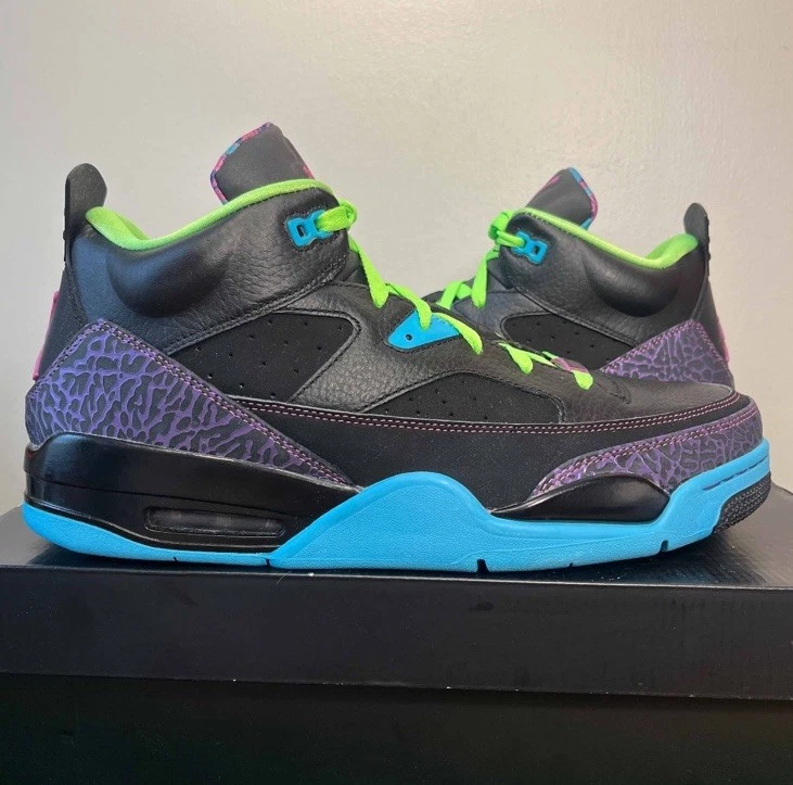 Nike Air Jordan Son of Mars Low Bel-Air Negro Talla 13 Tenis con Caja 580603-019 Foto 2 de 4
