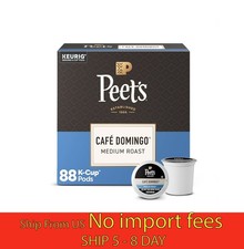 Peets Cafe Domingo K Cup Pods 88ct Medium Roast Coffee... a19.5