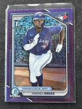 2024 Bowman Chrome - Andres Arias #BCP-236 Purple Refractor 71/250 (RC)