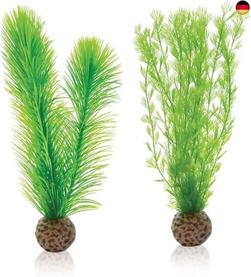 biOrb 46083 Federfarn Set grün S   künstliche Aquariumpflanze, naturnahe Was