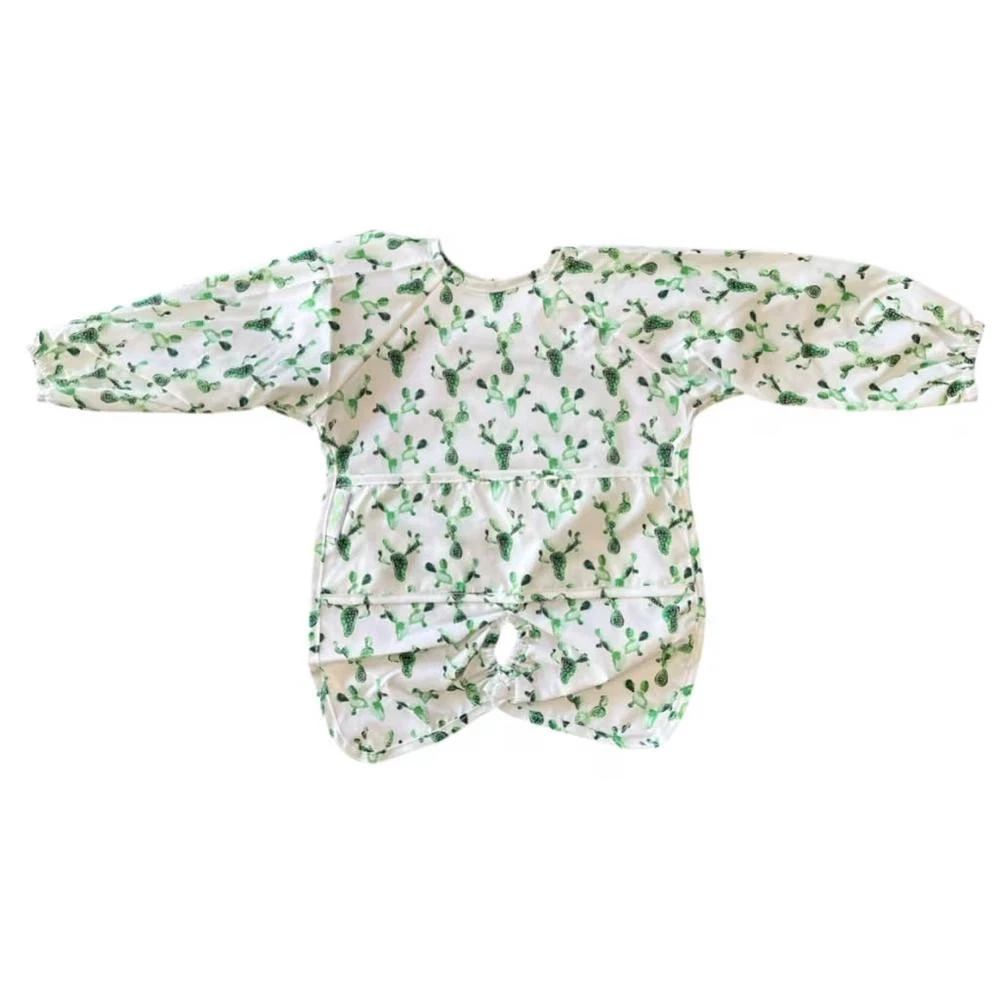 Silly Billyz Nylon Highchair Hugger Long Sleeve Bib (Cactus)