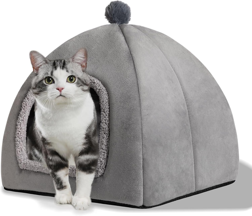 Cat Bed Cave for Indoor, Suitable for Cat Dome Bed, Hideaway Bed for Indoor Cats - Picture 12 of 12