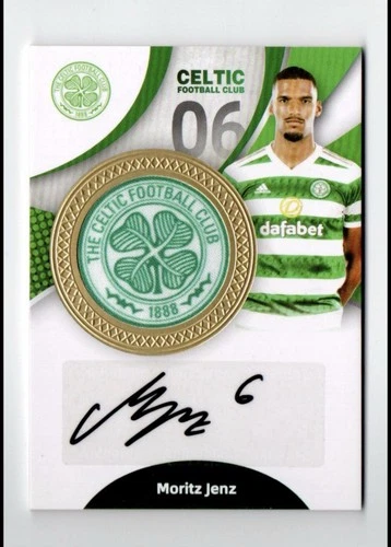 Moritz Jenz Celtic Daka 2023 Logo Auto Autograph /30