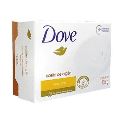 48x Dove Beauty Bar Argan Oil Large Moisturizing Soap Pack Fresh 135g