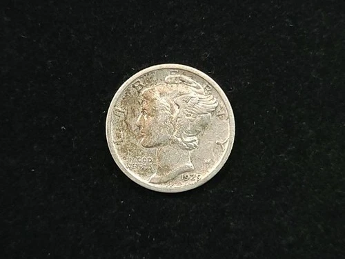 1929-D Mercury Silver Dime Extremely Fine 41224