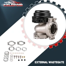 44MM External Wastegate Turbo W/ TIAL V-Band Flange MV-R Spring 14PSI US-Stock