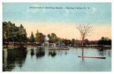 Postcard HOUSE SCENE Spring Valley New York NY o/19 AR8055