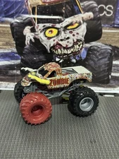 Monster Jam Zombie Phased Out Truck HTF 1/64 Loose Played Mixed Tires