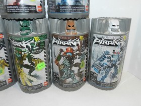 Bionicle  Piraka Set of 6: 8900, 8901, 8902, 8903, 8904, 8905 Canisters & Manual