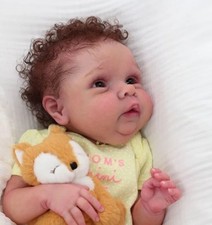 20" Reborn Doll Kit Miley Lifelike Feeling Newborn Cute Birthday Gift for Kids