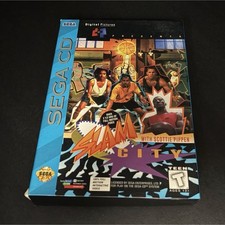 Slam City with Scottie Pippen Sega CD 1994 Basketball CIB Tested + Working