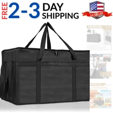 Insulated Bags for Food Delivery, XXXL Pizza Delivery Bags for Doordash, Larg...