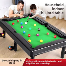 Mini Pool Table Set Tabletop Billiards Game, Fun for Whole Family, Man Cave
