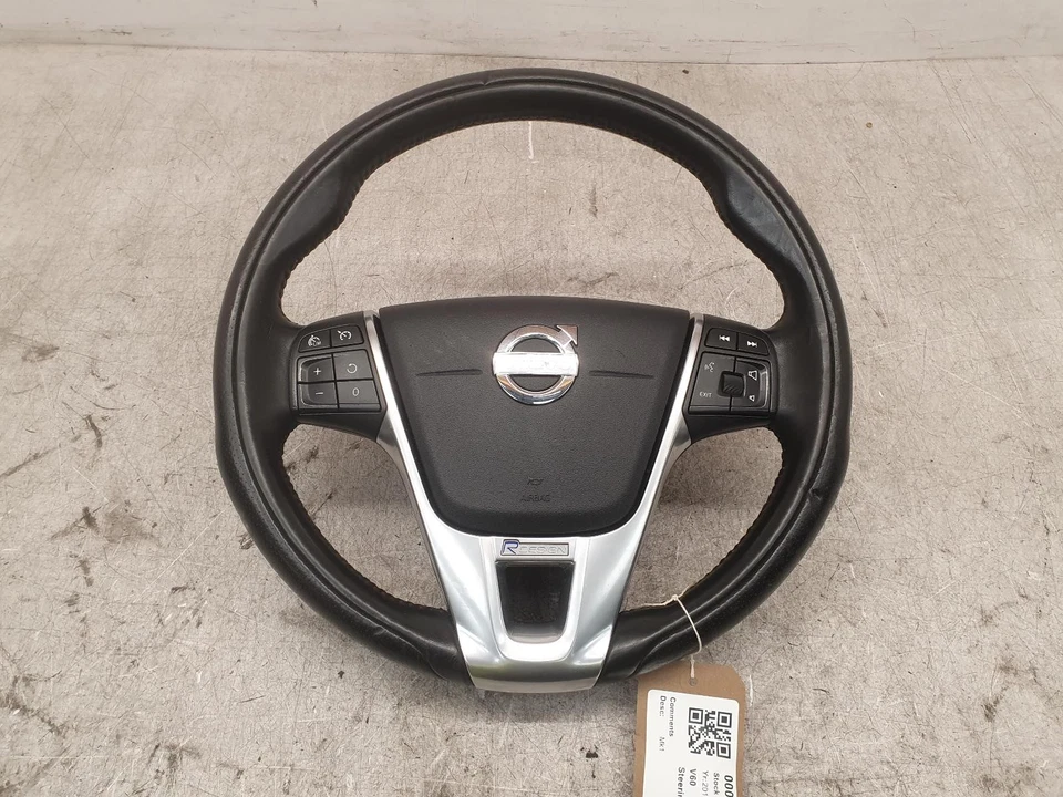 VOLVO V60 STEERING WHEEL R-DESIGN W/ CONTROLS 2010-2018 MK1 #86082
