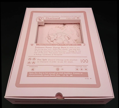 Pokémon x Daniel Arsham Card Crystalized Charizard 500 Limited