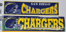 NFL San Diego Chargers Bumper Sticker, New (Lot of 2)