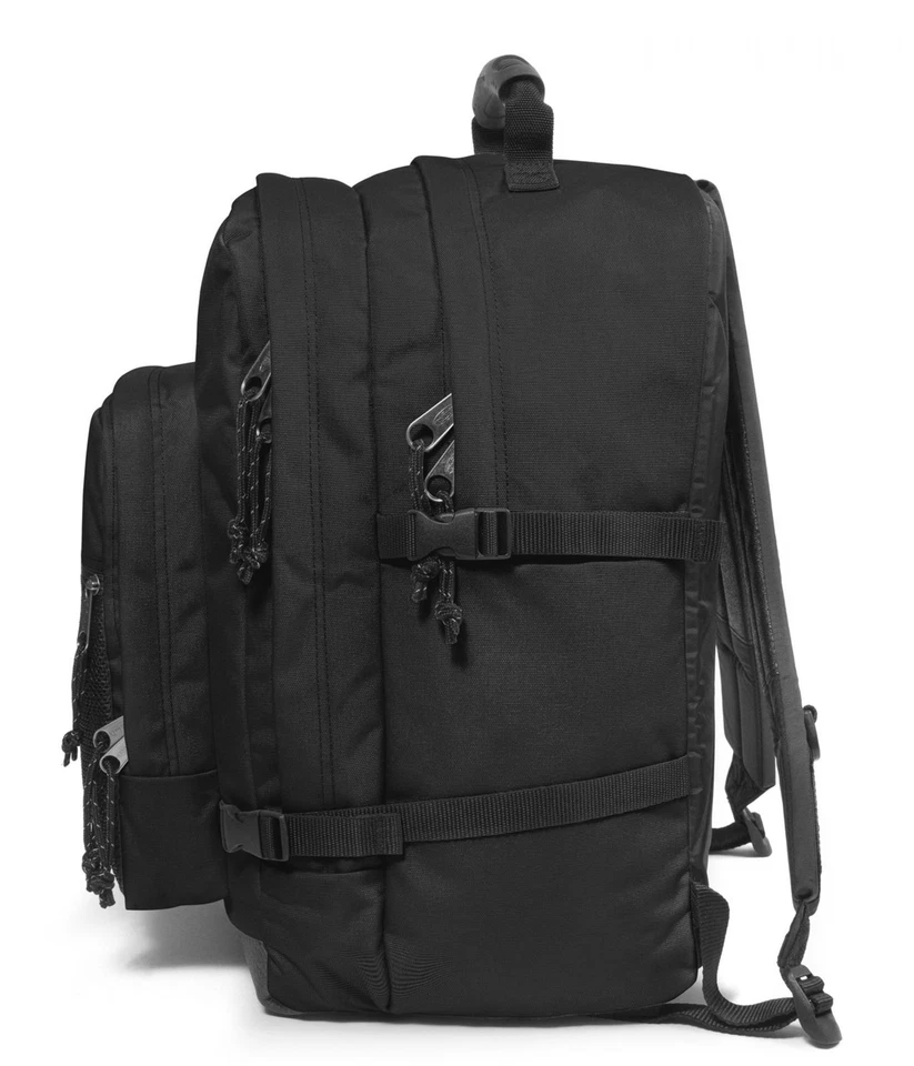 EASTPAK Ultimate Rucksack Schulrucksack Laptoprucksack Black Schwarz Braun - Bild 3 von 4
