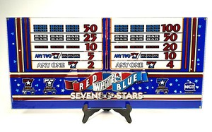 red white and blue 7s