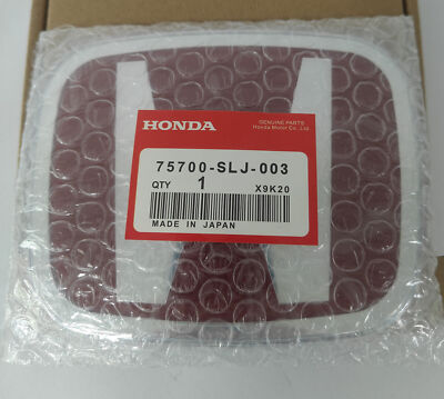 Zeomoto for Red ''H'' Front Grille Emblem Badge Modle Listed OEM: 75701-SLJ-003