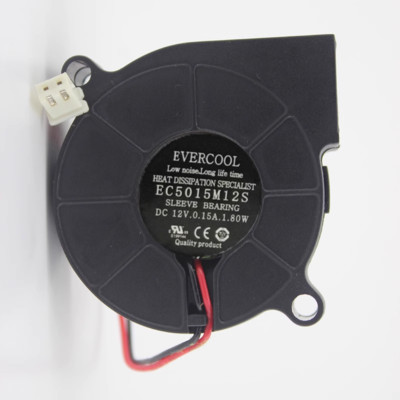 1pcs EC5015M12S For EVERCOOL 12V 0.15A 1.80W Turbo Blower Cooling Fan ...