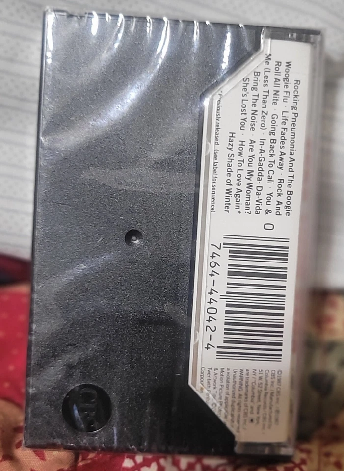 Less Than Zero *soundtrack *cassette tape 1987 *Columbia *CT44042  Sealed   New - Image 3 of 4