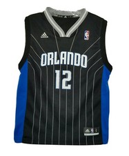 Orlando Magic Adidas Jersey Dwight Howard 12 Boys Youth L Large 14 - 16 Striped