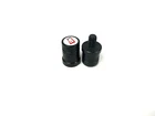 New Cuetec Black  Joint Protectors With Logo - 3/8x14 Thread
