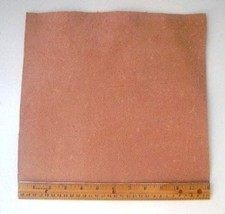 LEATHER SIDE PIECE VEG TAN SPLIT Light Weight 12" X 12" 1 Square Foot