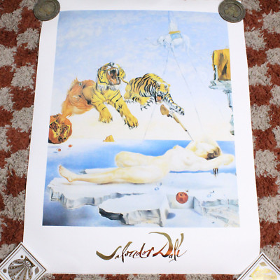 Salvador Dali Art Poster Print Dream Caused by the Flight of a Bee Pomegranate