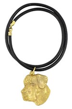 German Great Dane, Ulmer Large Great Dane II - Collar, Gilded Pendant