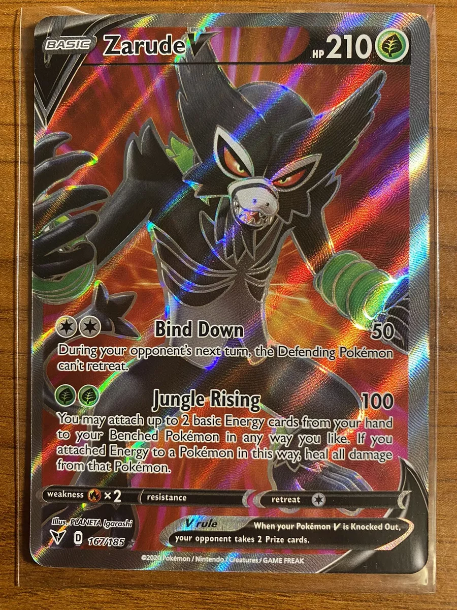 Pokemon Trading Card Game 167/185 Zarude V : Rare Ultra Card