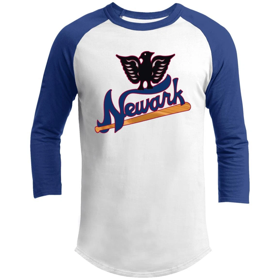 Newark Eagles Raglan Shirt Franchise Negro League Baseball
