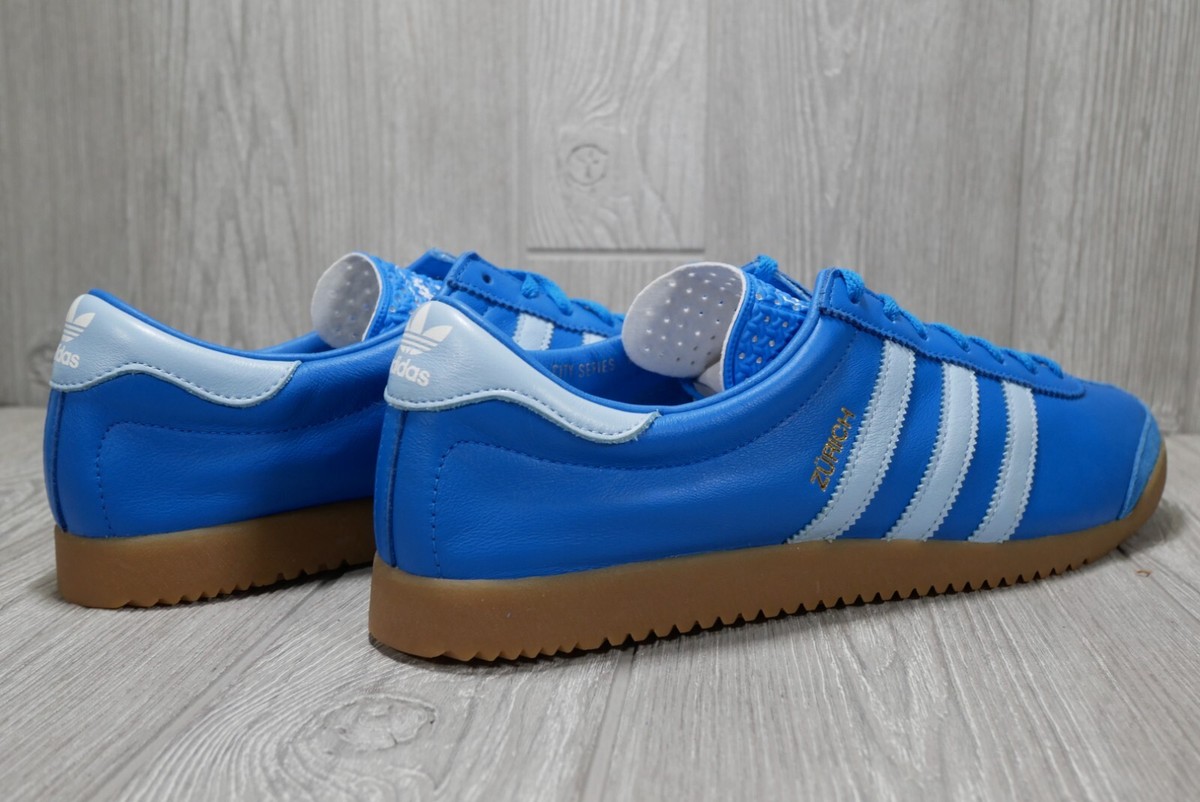 RARE Adidas Originals City Series Zurich Blue Shoes Size 12.5