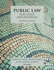 Public Law Text, Cases, and Materials 2/e,Andrew Le Sueur, Maurice Sunkin, Jo M