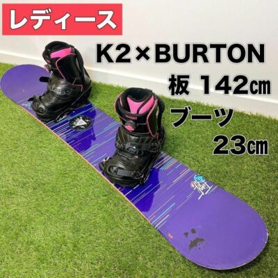 レディース スノーボード セット K2 142㎝ ブーツ 23㎝ Burton Women'S Snowboard Set K2 142Cm Boots 23Cm Burton | eBay