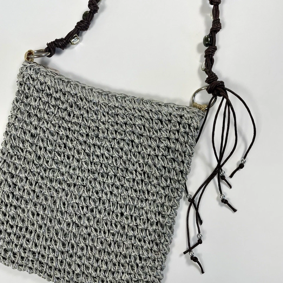 Bolso de hombro Coastal Boho Chic con correas con cuentas Foto 2 de 4