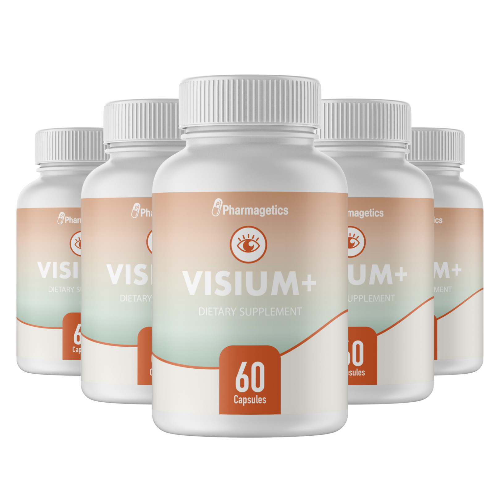 Visium Plus- Vision Support Supplement 5 Bottles 300 Capsules