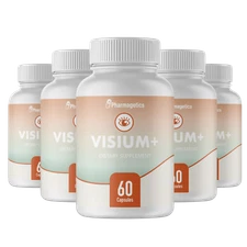 Visium Plus- Vision Support Supplement 5 Bottles 300 Capsules