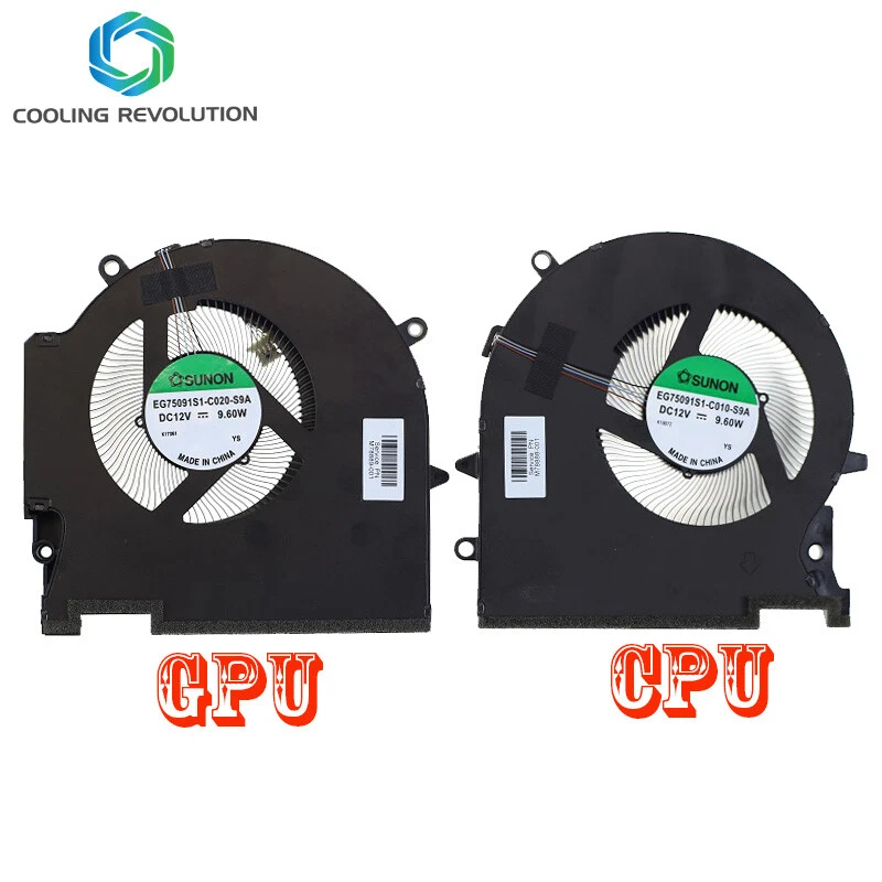 Laptop Fan For HP OMEN 7 Plus 17-CK 17-CK0054TX TPN-Q266 M78888-001 M78889-001 - Image 2 of 2