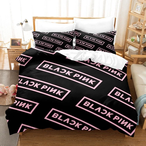 BLACKPINK K-POP Doona Duvet Cover Bedding Set Pillowcase Single Double Queen - Picture 5 of 31