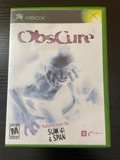 Obscure Xbox Replacement Game Case Only