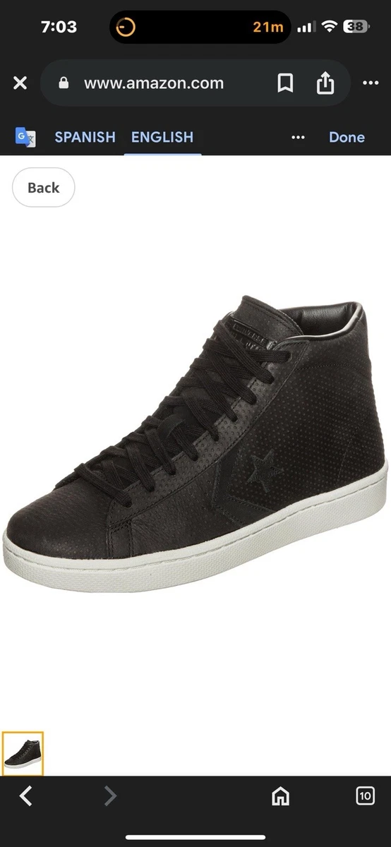 Converse Pro Leather 76 Mid Black for Sale | Authenticity Converse Pro Leather 76 Mid Black for Sale | Authenticity