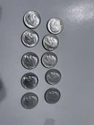 Lot 1 of 10 1961-64 Roosevelt 90% Silver Dimes Circulated US Coins