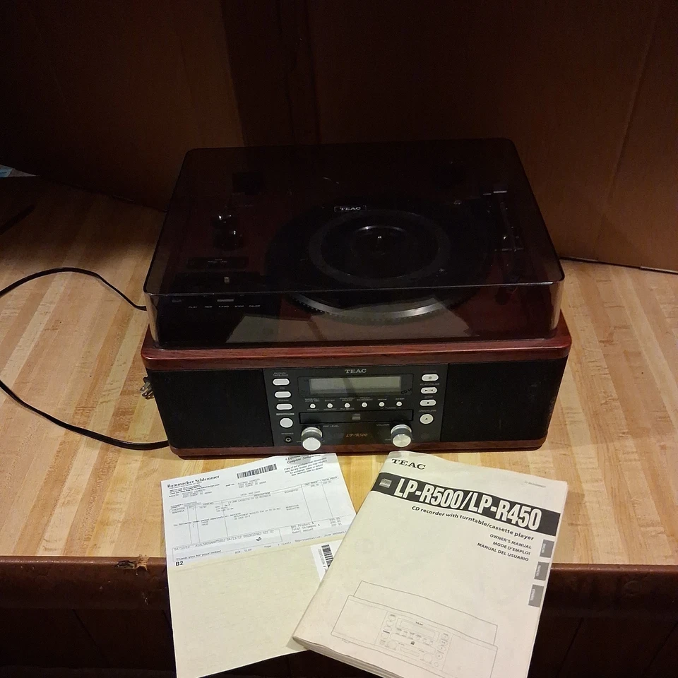 TEAC LP-R450 | Turntable Cassette CD Recorder in Good Condition- tested -works - Image 4 of 4
