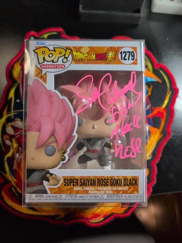 Super Saiyan Rose Goku Black Signed Funko Pop By Sean Schemmel MAS Certified