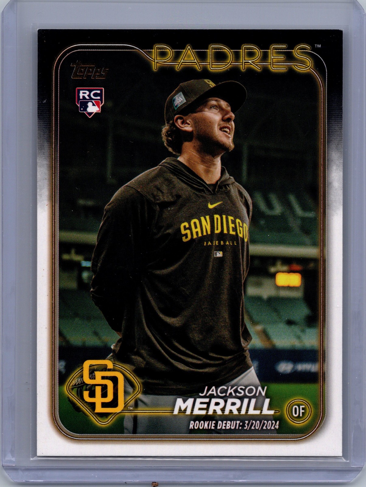 2024 Topps Update #US169 RC Jackson Merrill Golden Mirror SSP