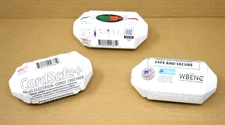 3 Pack CordSafe Extension Cord Plug Protector Safety Cover White Water Resistant