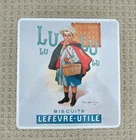 Vintage French Lefevre-Utile Lu Lu Petit Beurre Biscuit Tin