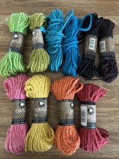 Lot of 10 Assorted Colors CANVAS HEMP Macrame Craft CORD YARN